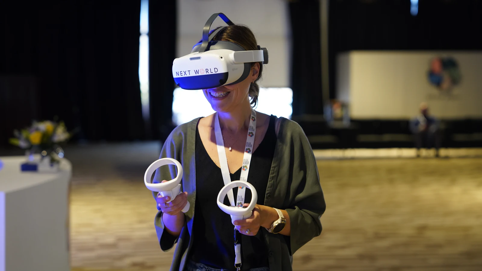 NEOM Safety Summit — Interactive demonstration in the exhibition