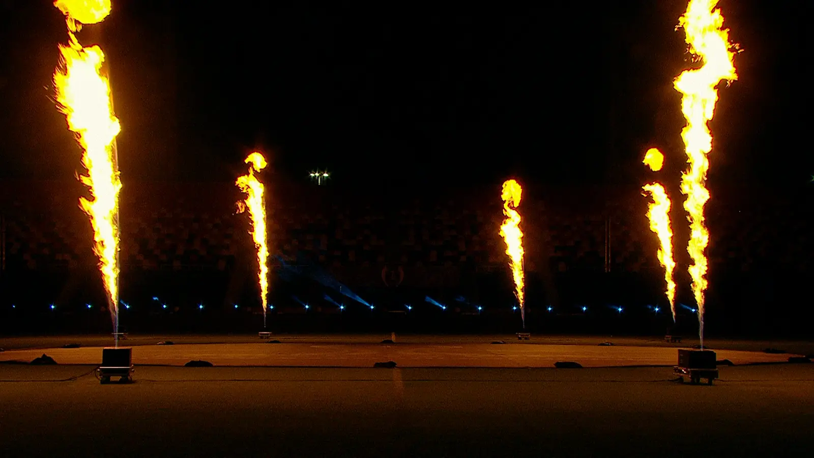 Saudi Women’s Super Cup — Flame columns